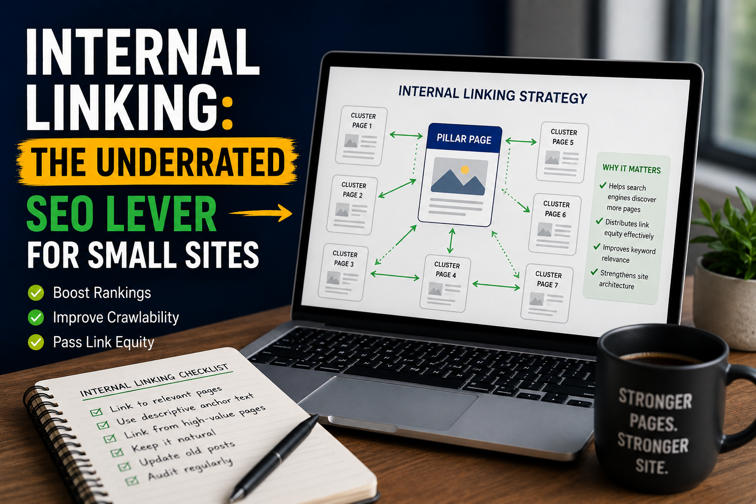 internal linking the underrated seo lever for small sites