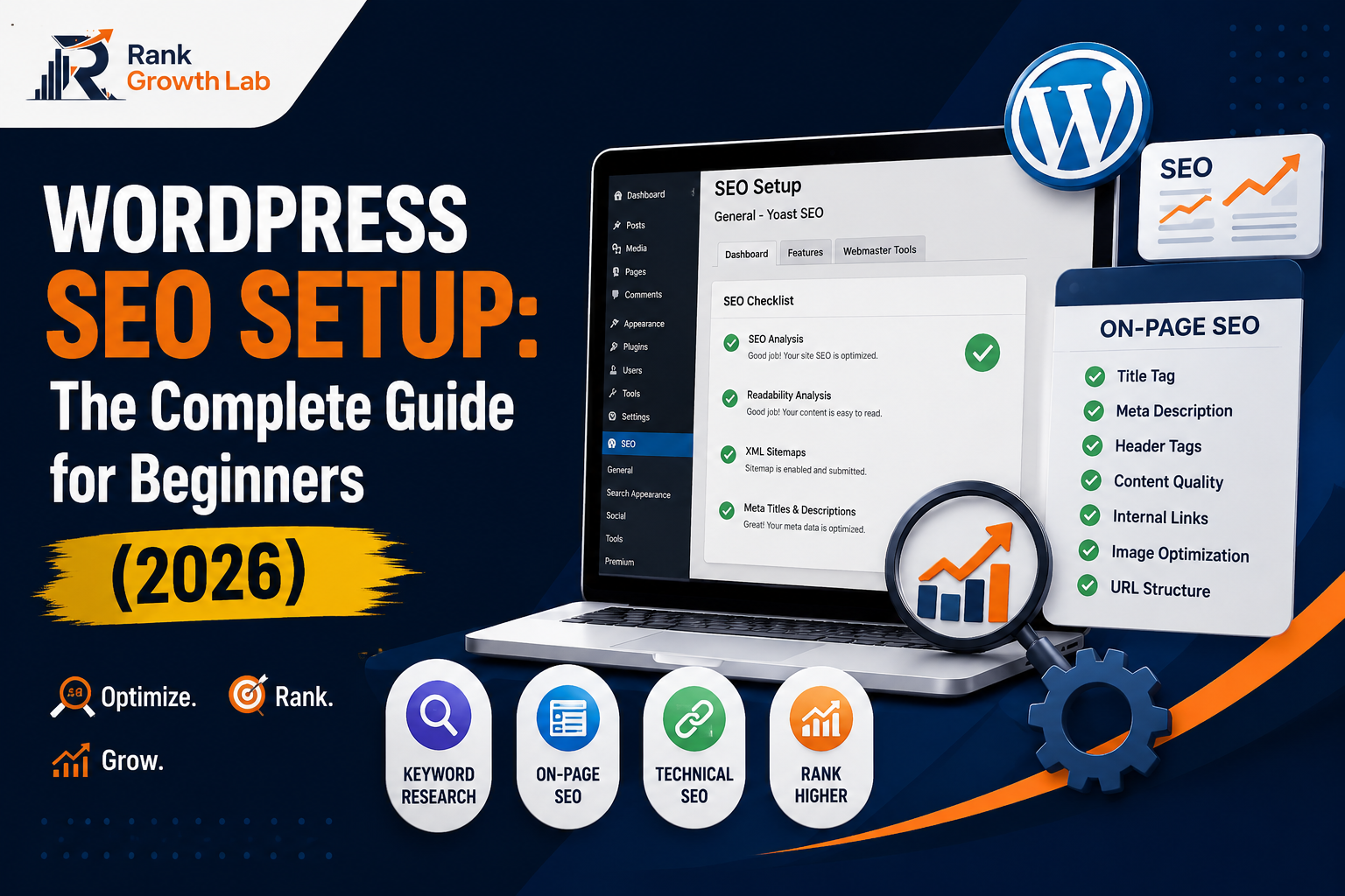 wordpress seo setup the complete guide for beginners (2026)