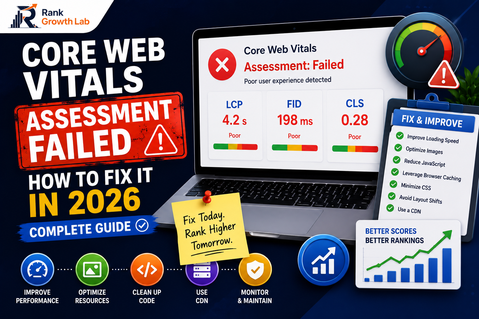 core web vitals assessment failed how to fix it in 2026 (complete guide) — rank growth lab
